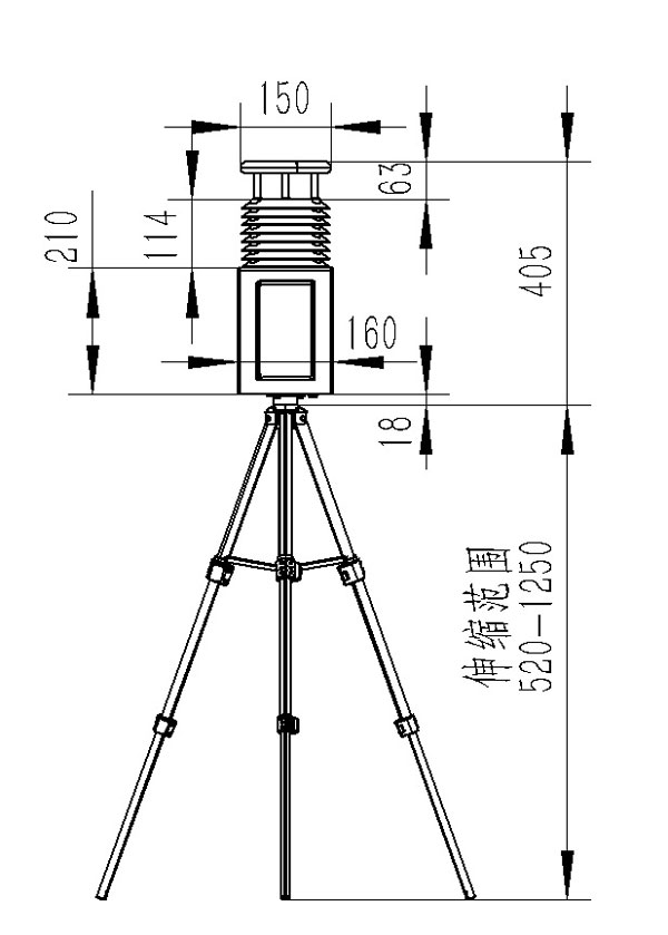 便攜式八要素自動氣象站 便攜式八要素自動氣象站